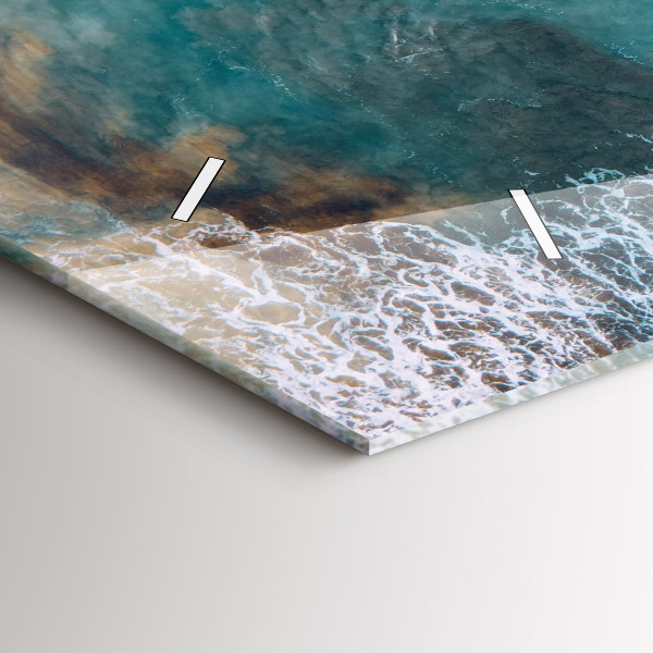 Horizontal wall clock Fjords in Costa Blanca