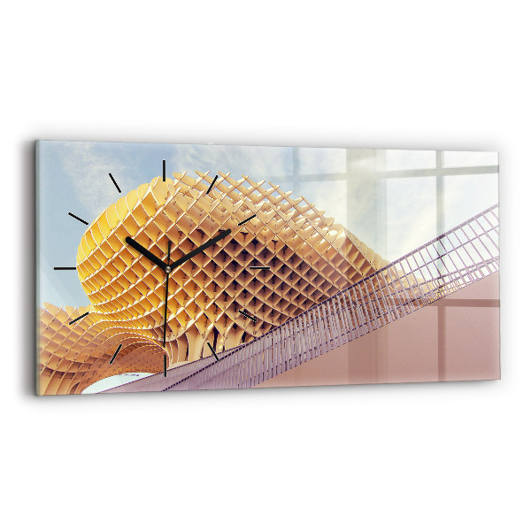 Horizontal wall clock Viewpoint in Seville