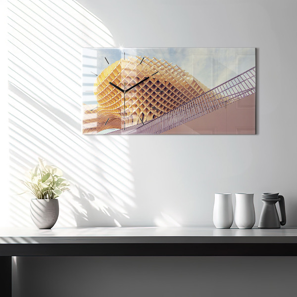 Horizontal wall clock Viewpoint in Seville