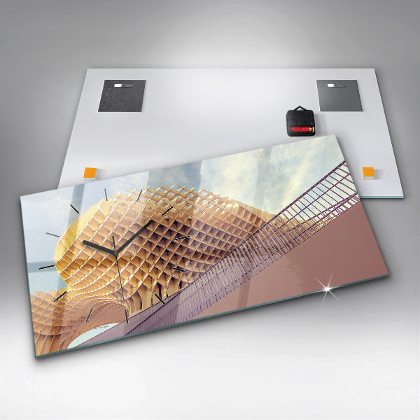 Horizontal wall clock Viewpoint in Seville