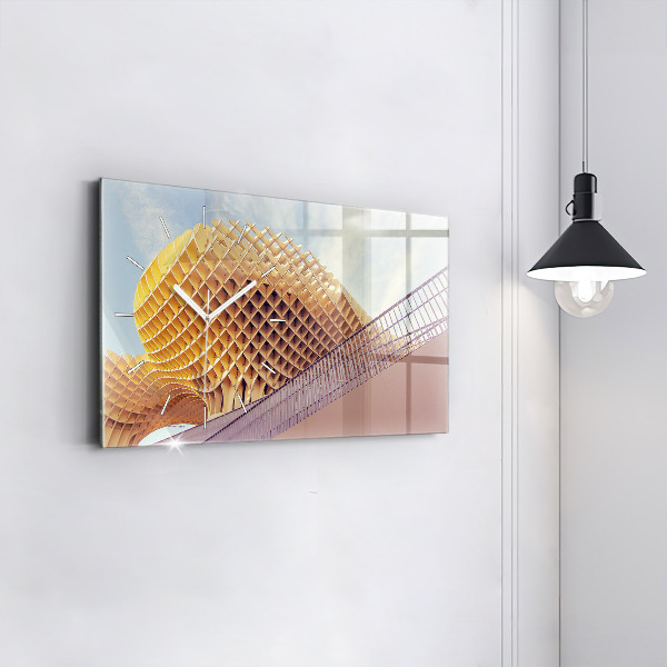 Horizontal wall clock Viewpoint in Seville