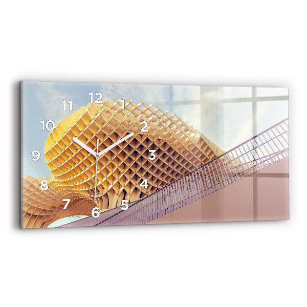 Horizontal wall clock Viewpoint in Seville