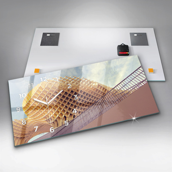 Horizontal wall clock Viewpoint in Seville