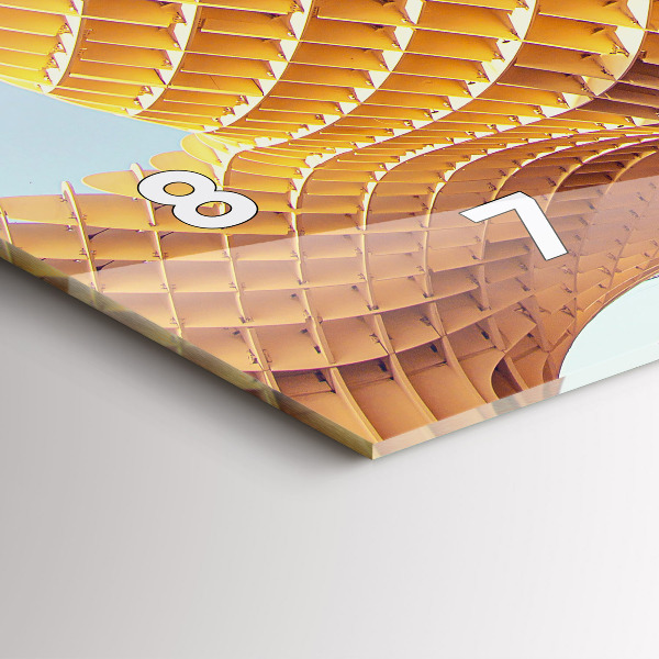 Horizontal wall clock Viewpoint in Seville