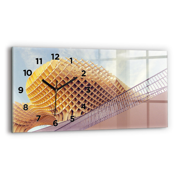 Horizontal wall clock Viewpoint in Seville