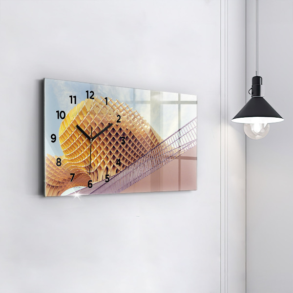Horizontal wall clock Viewpoint in Seville