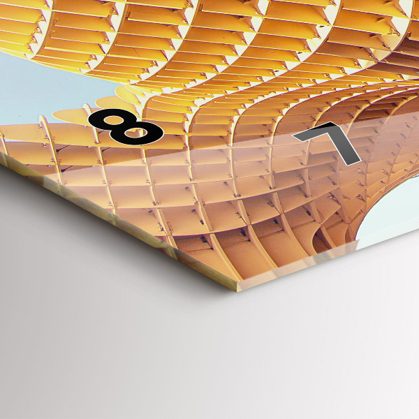 Horizontal wall clock Viewpoint in Seville