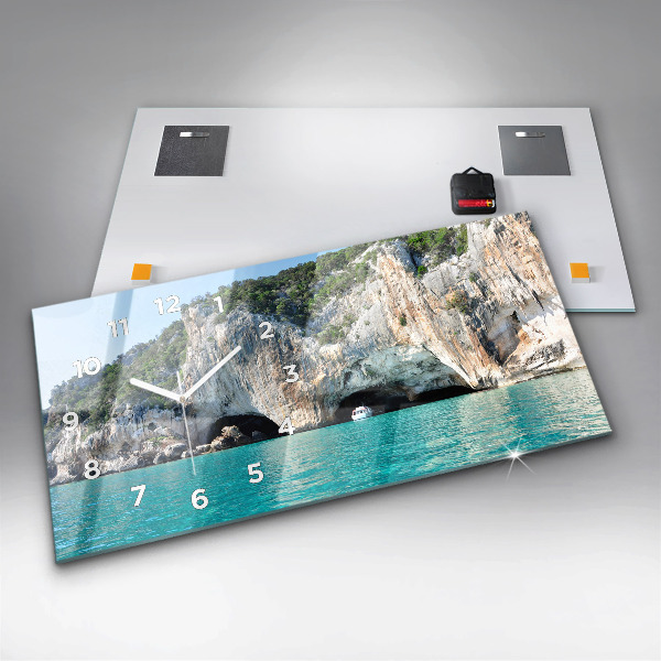 Horizontal wall clock Underwater Cave