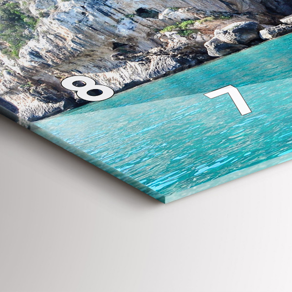 Horizontal wall clock Underwater Cave