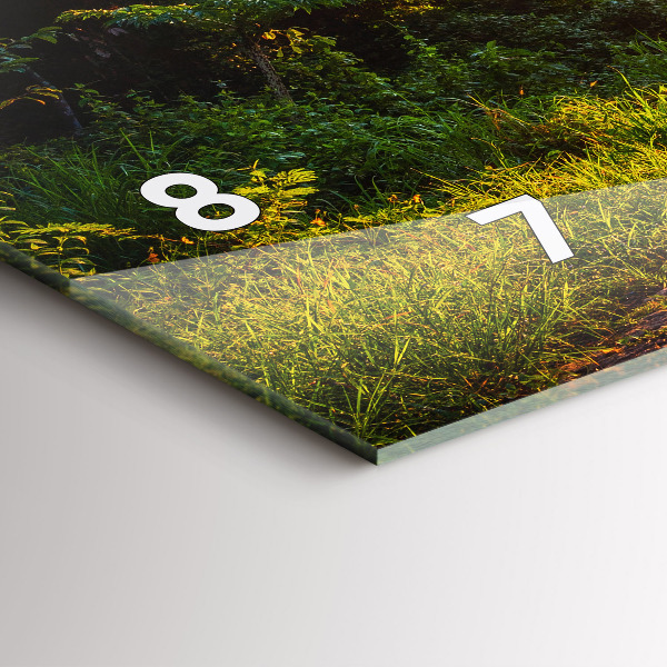 Horizontal wall clock Surat Thani Park Thailand