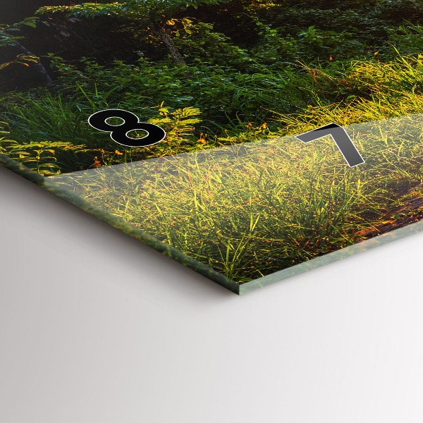 Horizontal wall clock Surat Thani Park Thailand