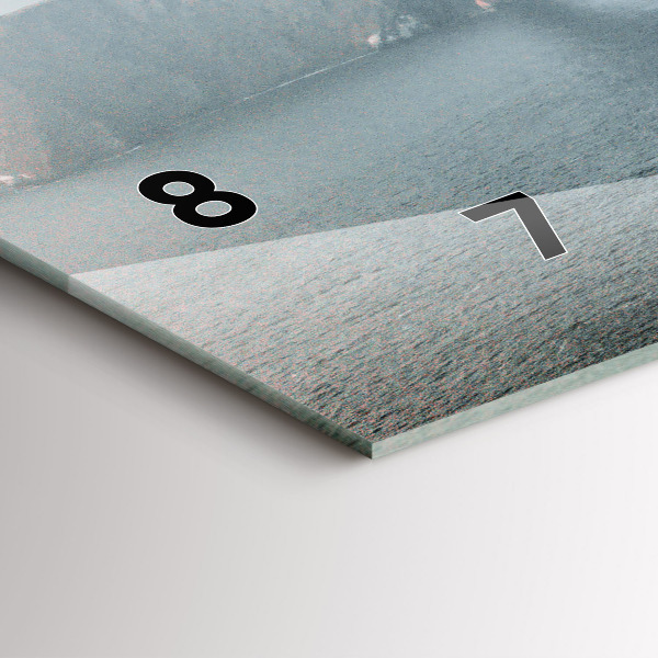 Horizontal wall clock Golden Gate Bridge