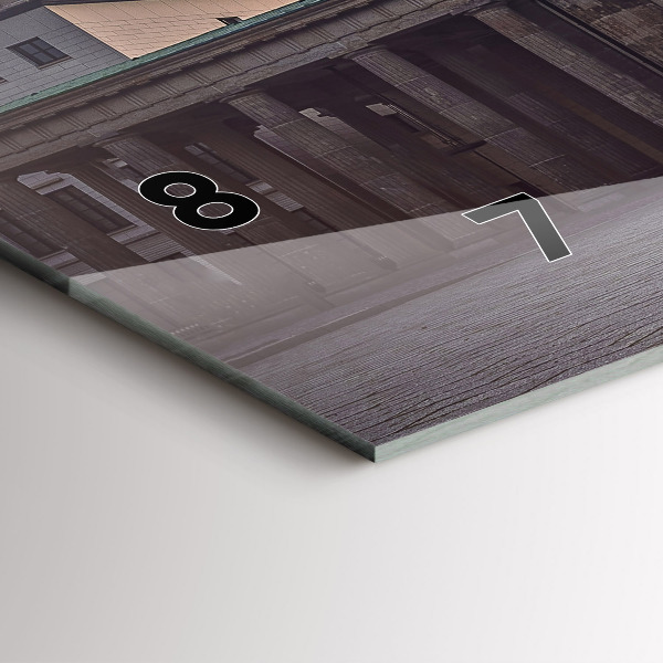 Horizontal wall clock Brandenburg Gate