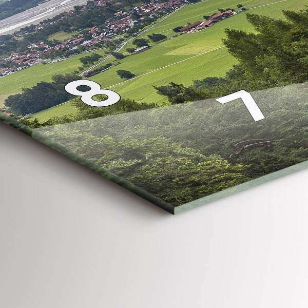 Horizontal wall clock Neuschwanstein Castle