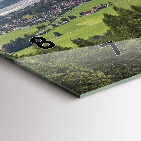 Horizontal wall clock Neuschwanstein Castle