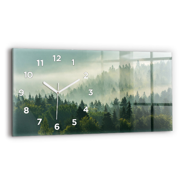Horizontal wall clock Sunrise Beskids