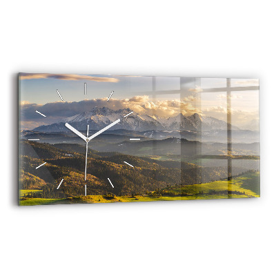 Horizontal wall clock Pieniny – Wysoki Wierch