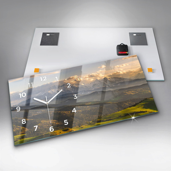 Horizontal wall clock Pieniny – Wysoki Wierch