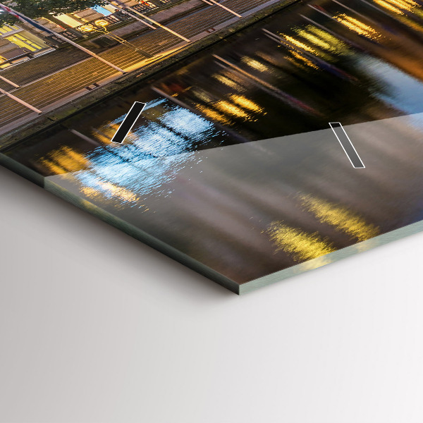 Horizontal wall clock Hamburg City Hall