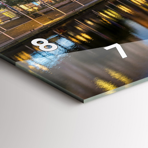 Horizontal wall clock Hamburg City Hall