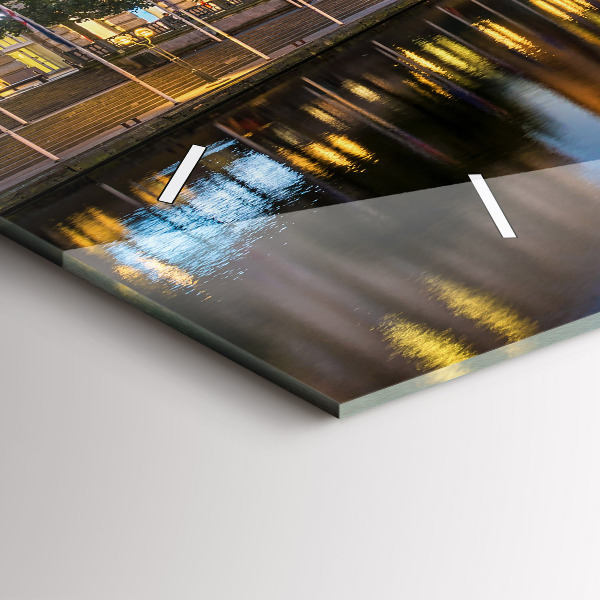 Horizontal wall clock Hamburg City Hall