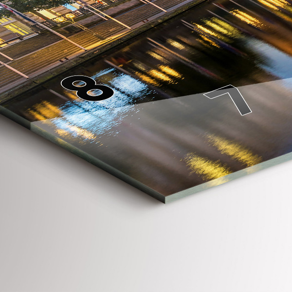 Horizontal wall clock Hamburg City Hall