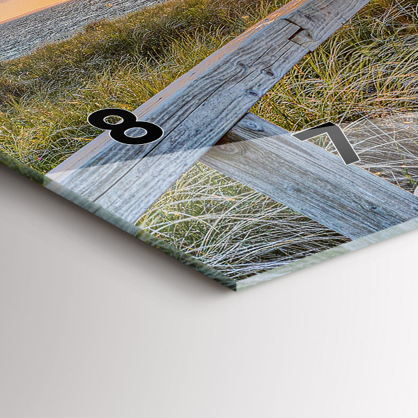 Horizontal wall clock Beach Holidays