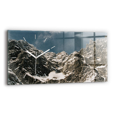 Horizontal wall clock Watzmann Mountains