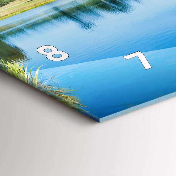 Horizontal wall clock Leeds Castle