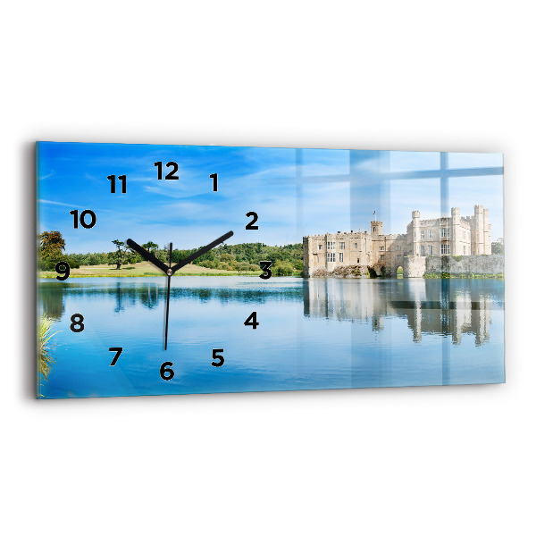 Horizontal wall clock Leeds Castle