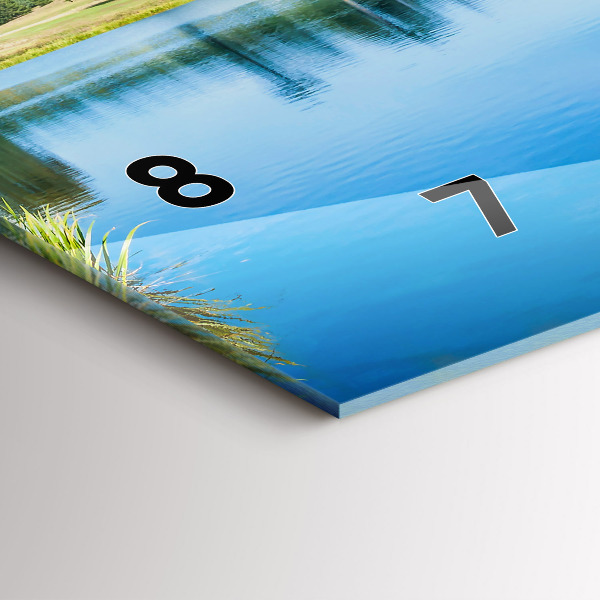 Horizontal wall clock Leeds Castle