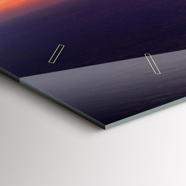 Horizontal wall clock Stone head