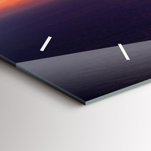 Horizontal wall clock Stone head