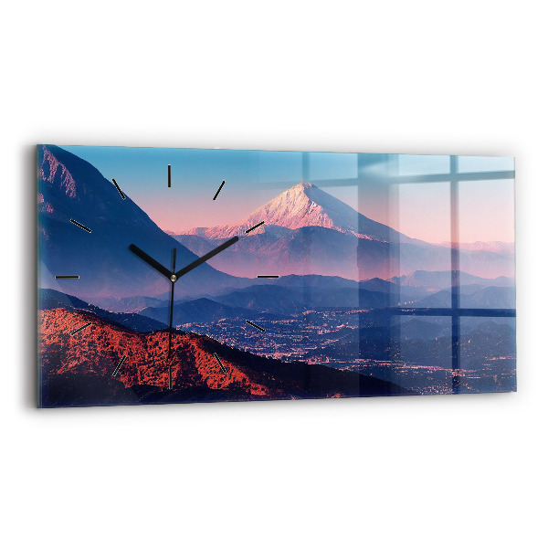 Horizontal wall clock Mountains in San Antonio USA