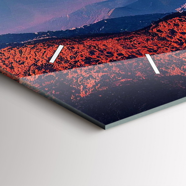 Horizontal wall clock Mountains in San Antonio USA