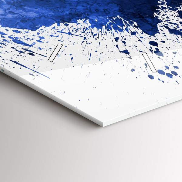 Horizontal wall clock San Antonio Watercolors