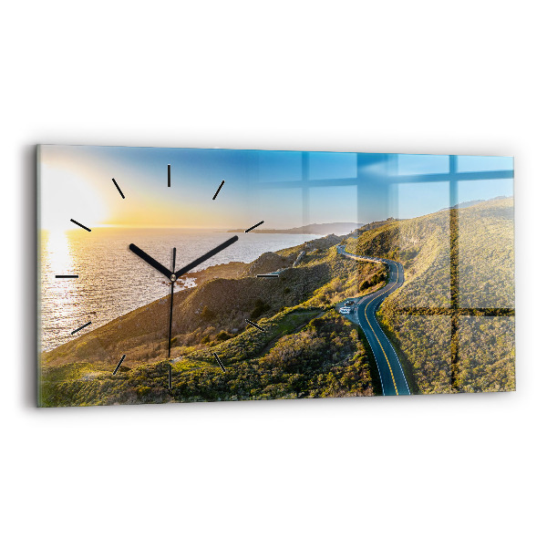 Horizontal wall clock The Road to San Francisco