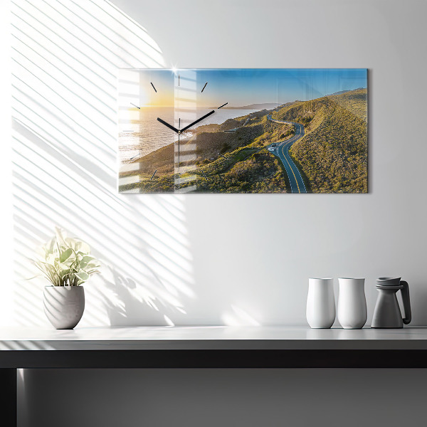 Horizontal wall clock The Road to San Francisco