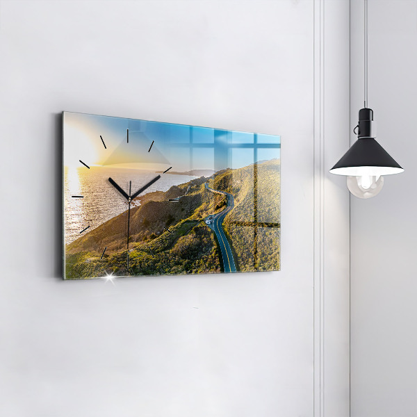 Horizontal wall clock The Road to San Francisco