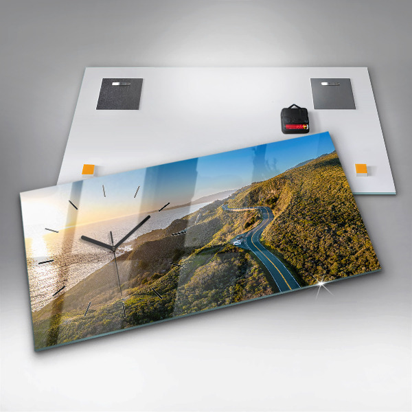 Horizontal wall clock The Road to San Francisco