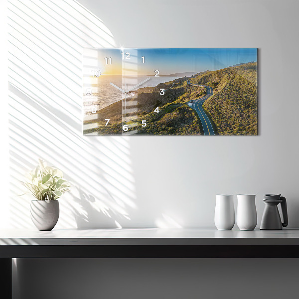 Horizontal wall clock The Road to San Francisco