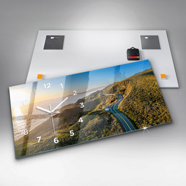 Horizontal wall clock The Road to San Francisco