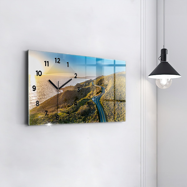 Horizontal wall clock The Road to San Francisco