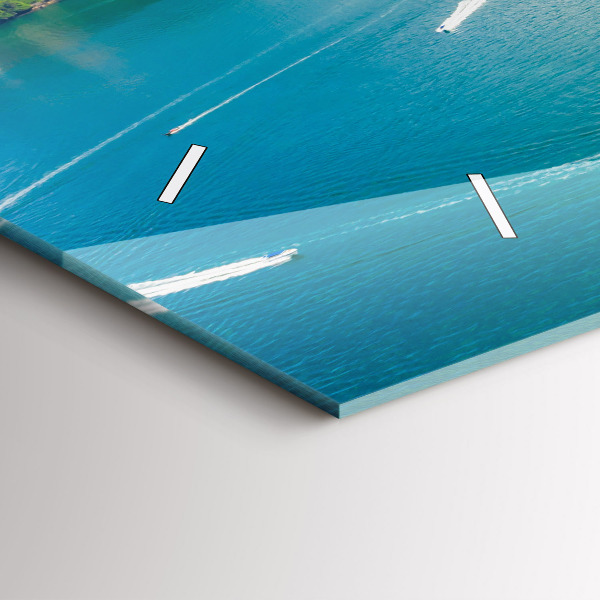 Horizontal wall clock Island in Thailand