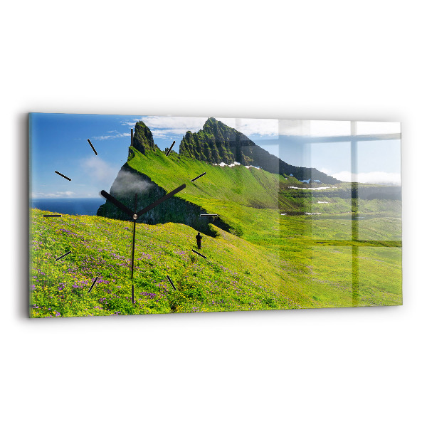 Horizontal wall clock Hornstrandir Reserve Iceland