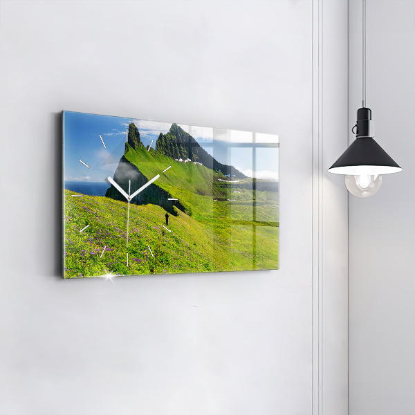 Horizontal wall clock Hornstrandir Reserve Iceland