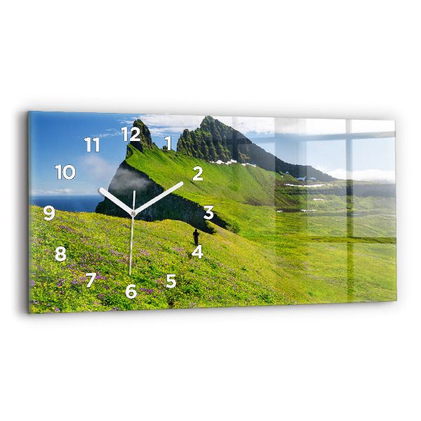 Horizontal wall clock Hornstrandir Reserve Iceland