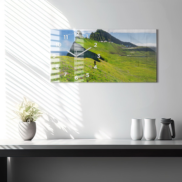 Horizontal wall clock Hornstrandir Reserve Iceland