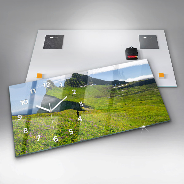 Horizontal wall clock Hornstrandir Reserve Iceland