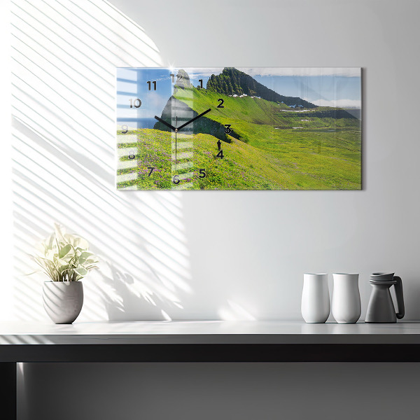 Horizontal wall clock Hornstrandir Reserve Iceland